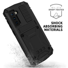 R-JUST Shockproof Waterproof Dust-proof Metal + Silicone Protective Case with Holder, For Samsung Galaxy S21 5G, For Samsung Galaxy S21+ 5G, For Samsung Galaxy S21 Ultra 5G