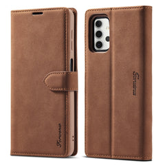 Forwenw F1 Series Matte Strong Magnetism Horizontal Flip Leather Case with Holder & Card Slots & Wallet & Photo Frame, For Samsung Galaxy A12, For Samsung Galaxy A32 5G, For Samsung Galaxy S21 5G, For Samsung Galaxy S21+ 5G�����������������������������...