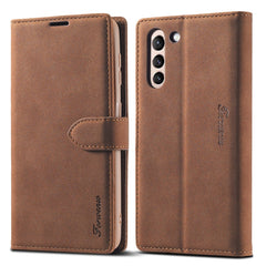 Forwenw F1 Series Matte Strong Magnetism Horizontal Flip Leather Case with Holder & Card Slots & Wallet & Photo Frame, For Samsung Galaxy A12, For Samsung Galaxy A32 5G, For Samsung Galaxy S21 5G, For Samsung Galaxy S21+ 5G�����������������������������...