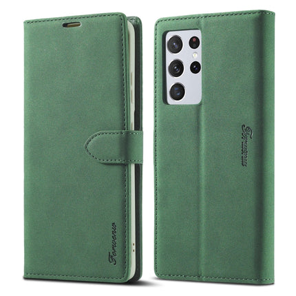 Forwenw F1 Series Matte Strong Magnetism Horizontal Flip Leather Case with Holder & Card Slots & Wallet & Photo Frame, For Samsung Galaxy S21 5G, For Samsung Galaxy S21+ 5G, For Samsung Galaxy S21 Ultra 5G