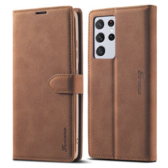 Forwenw F1 Series Matte Strong Magnetism Horizontal Flip Leather Case with Holder & Card Slots & Wallet & Photo Frame, For Samsung Galaxy A12, For Samsung Galaxy A32 5G, For Samsung Galaxy S21 5G, For Samsung Galaxy S21+ 5G�����������������������������...