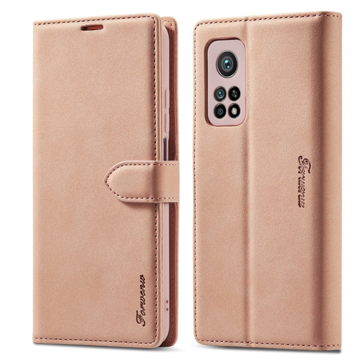 Forwenw F1 Series Matte Strong Magnetism Horizontal Flip Leather Case with Holder & Card Slots & Wallet & Photo Frame, For Xiaomi Mi 10T Pro