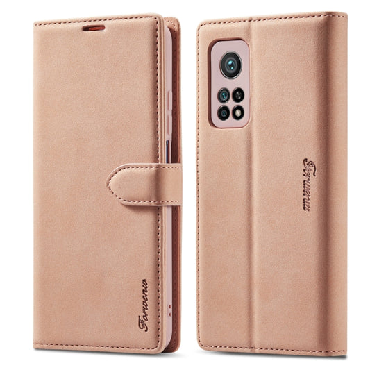 Forwenw F1 Series Matte Strong Magnetism Horizontal Flip Leather Case with Holder & Card Slots & Wallet & Photo Frame, For Xiaomi Mi 10T Pro