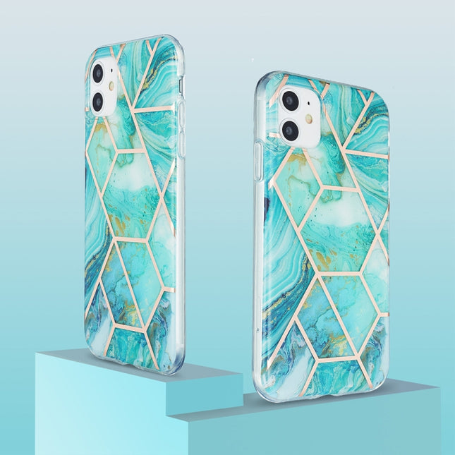 3D Galvanik Marmor Muster TPU Schutzhülle, Für iPhone 11, Für iPhone 11 Pro, Für iPhone 11 Pro Max, Für iPhone 12 mini, Für iPhone 12 / 12 Pro