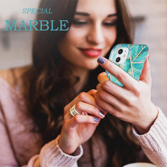 3D Galvanik Marmor Muster TPU Schutzhülle, Für iPhone 11, Für iPhone 11 Pro, Für iPhone 11 Pro Max, Für iPhone 12 mini, Für iPhone 12 / 12 Pro