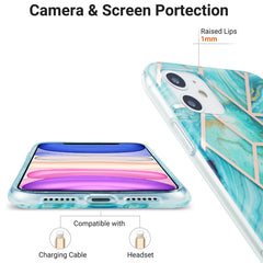 3D Electroplating Marble Pattern TPU Protective Case, For iPhone 11, For iPhone 11 Pro, For iPhone 11 Pro Max, For iPhone 12 mini, For iPhone 12 / 12 Pro