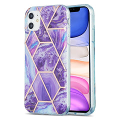 3D Electroplating Marble Pattern TPU Protective Case, For iPhone 11, For iPhone 11 Pro, For iPhone 11 Pro Max, For iPhone 12 mini, For iPhone 12 / 12 Pro