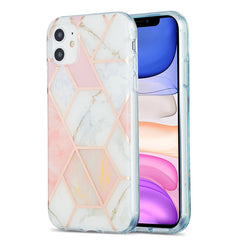 3D Electroplating Marble Pattern TPU Protective Case, For iPhone 11, For iPhone 11 Pro, For iPhone 11 Pro Max, For iPhone 12 mini, For iPhone 12 / 12 Pro