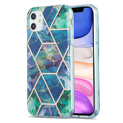 3D Electroplating Marble Pattern TPU Protective Case, For iPhone 11, For iPhone 11 Pro, For iPhone 11 Pro Max, For iPhone 12 mini, For iPhone 12 / 12 Pro