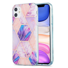 3D Electroplating Marble Pattern TPU Protective Case, For iPhone 11, For iPhone 11 Pro, For iPhone 11 Pro Max, For iPhone 12 mini, For iPhone 12 / 12 Pro