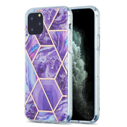 3D Electroplating Marble Pattern TPU Protective Case, For iPhone 11, For iPhone 11 Pro, For iPhone 11 Pro Max, For iPhone 12 mini