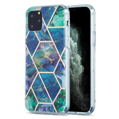 3D Electroplating Marble Pattern TPU Protective Case, For iPhone 11, For iPhone 11 Pro, For iPhone 11 Pro Max, For iPhone 12 mini, For iPhone 12 / 12 Pro