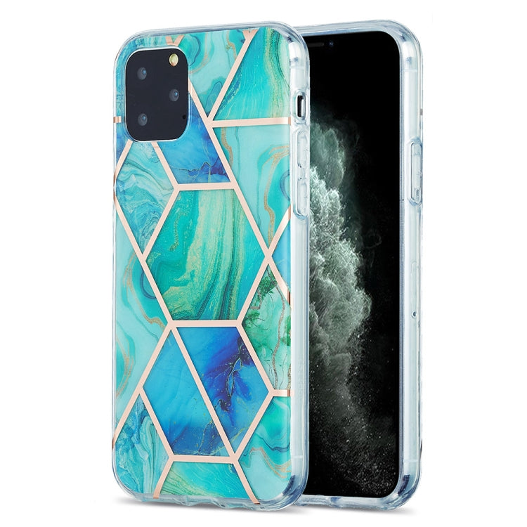 Funda protectora de TPU con diseño de mármol y galvanoplastia 3D para iPhone 11, iPhone 11 Pro, iPhone 11 Pro Max, iPhone 12 mini, iPhone 12/12 Pro