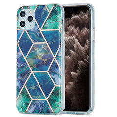 3D Electroplating Marble Pattern TPU Protective Case, For iPhone 11, For iPhone 11 Pro, For iPhone 11 Pro Max, For iPhone 12 mini, For iPhone 12 / 12 Pro