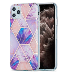 3D Electroplating Marble Pattern TPU Protective Case, For iPhone 11, For iPhone 11 Pro, For iPhone 11 Pro Max, For iPhone 12 mini, For iPhone 12 / 12 Pro