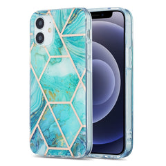 3D Electroplating Marble Pattern TPU Protective Case, For iPhone 11, For iPhone 11 Pro, For iPhone 11 Pro Max, For iPhone 12 mini, For iPhone 12 / 12 Pro