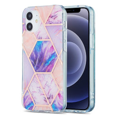 3D Electroplating Marble Pattern TPU Protective Case, For iPhone 11, For iPhone 11 Pro, For iPhone 11 Pro Max, For iPhone 12 mini, For iPhone 12 / 12 Pro