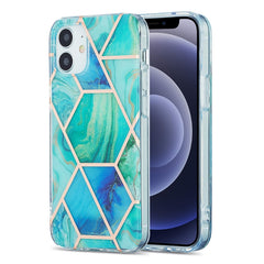 3D Electroplating Marble Pattern TPU Protective Case, For iPhone 11, For iPhone 11 Pro, For iPhone 11 Pro Max, For iPhone 12 mini, For iPhone 12 / 12 Pro