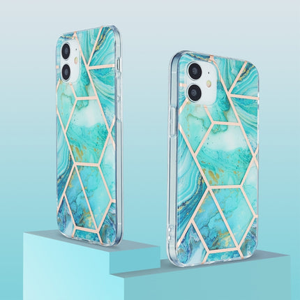 3D Electroplating Marble Pattern TPU Protective Case, For iPhone 12 / 12 Pro, For iPhone 12 Pro Max, For iPhone XS / X, For iPhone XR