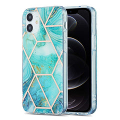 3D Electroplating Marble Pattern TPU Protective Case, For iPhone 11, For iPhone 11 Pro, For iPhone 11 Pro Max, For iPhone 12 mini, For iPhone 12 / 12 Pro