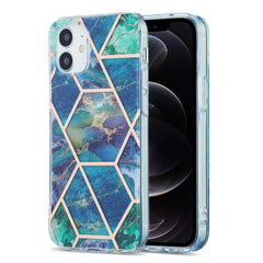 3D Electroplating Marble Pattern TPU Protective Case, For iPhone 11, For iPhone 11 Pro, For iPhone 11 Pro Max, For iPhone 12 mini, For iPhone 12 / 12 Pro