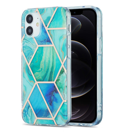 3D Electroplating Marble Pattern TPU Protective Case, For iPhone 12 / 12 Pro, For iPhone 12 Pro Max, For iPhone XS / X, For iPhone XR