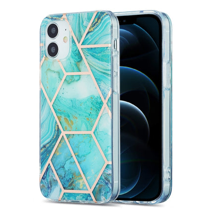 3D Electroplating Marble Pattern TPU Protective Case, For iPhone 12 / 12 Pro, For iPhone 12 Pro Max, For iPhone XS / X, For iPhone XR