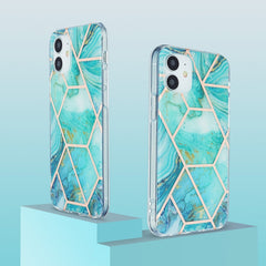 3D Electroplating Marble Pattern TPU Protective Case, For iPhone 12 Pro Max, For iPhone XS / X, For iPhone XR, For iPhone XS Max