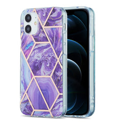 3D Electroplating Marble Pattern TPU Protective Case, For iPhone 12 Pro Max, For iPhone XS / X, For iPhone XR, For iPhone XS Max