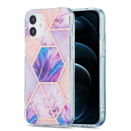 3D Electroplating Marble Pattern TPU Protective Case, For iPhone 12 / 12 Pro, For iPhone 12 Pro Max, For iPhone XS / X, For iPhone XR