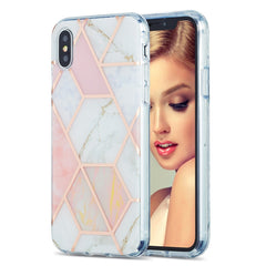 3D Electroplating Marble Pattern TPU Protective Case, For iPhone 12 Pro Max, For iPhone XS / X, For iPhone XR, For iPhone XS Max