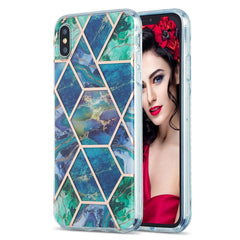 3D Electroplating Marble Pattern TPU Protective Case, For iPhone 12 Pro Max, For iPhone XS / X, For iPhone XR, For iPhone XS Max