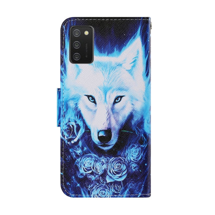 Coloured Drawing Pattern Horizontal Flip PU Leather Case with Holder & Card Slots & Wallet & Lanyard, For Samsung Galaxy A02s