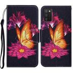 For Samsung Galaxy A02s / Big Golden Butterfly