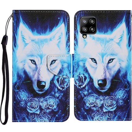 Coloured Drawing Pattern Horizontal Flip PU Leather Case with Holder & Card Slots & Wallet & Lanyard, For Samsung Galaxy A12