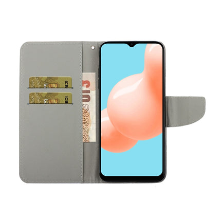 Coloured Drawing Pattern Horizontal Flip PU Leather Case with Holder & Card Slots & Wallet & Lanyard, For Samsung Galaxy A12