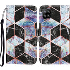 For Samsung Galaxy A12 / Black Marble