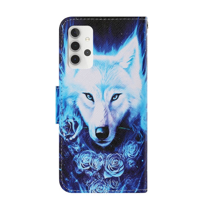 Coloured Drawing Pattern Horizontal Flip PU Leather Case with Holder & Card Slots & Wallet & Lanyard, For Samsung Galaxy A32 5G