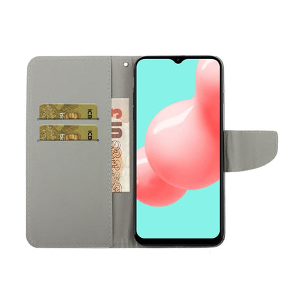 Coloured Drawing Pattern Horizontal Flip PU Leather Case with Holder & Card Slots & Wallet & Lanyard, For Samsung Galaxy A32 5G