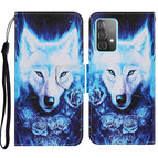 For Samsung Galaxy A52 5G / 4G / Rose Wolf