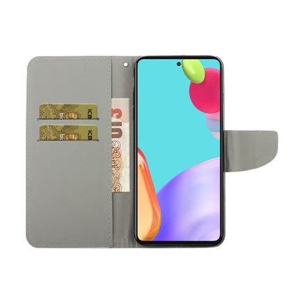 Coloured Drawing Pattern Horizontal Flip PU Leather Case with Holder & Card Slots & Wallet & Lanyard, For Samsung Galaxy A52 5G / 4G, For Samsung Galaxy A72 5G