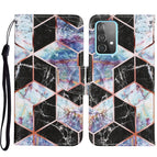 For Samsung Galaxy A52 5G / 4G / Black Marble