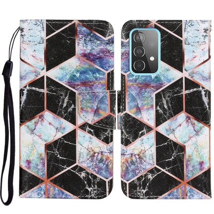 Coloured Drawing Pattern Horizontal Flip PU Leather Case with Holder & Card Slots & Wallet & Lanyard, For Samsung Galaxy A52 5G / 4G, For Samsung Galaxy A72 5G