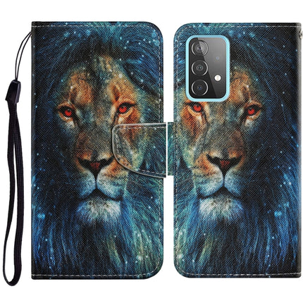 Coloured Drawing Pattern Horizontal Flip PU Leather Case with Holder & Card Slots & Wallet & Lanyard, For Samsung Galaxy A52 5G / 4G, For Samsung Galaxy A72 5G