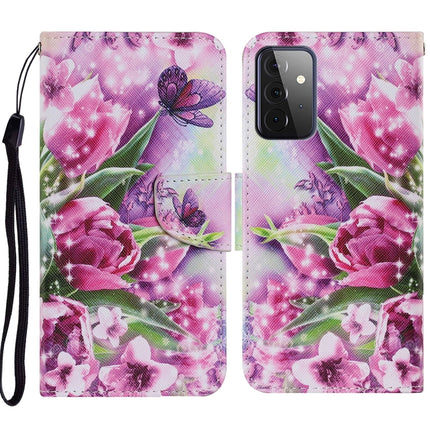 Coloured Drawing Pattern Horizontal Flip PU Leather Case with Holder & Card Slots & Wallet & Lanyard, For Samsung Galaxy A72 5G / 4G, For Samsung Galaxy S21 5G