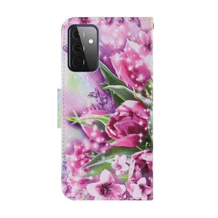 Coloured Drawing Pattern Horizontal Flip PU Leather Case with Holder & Card Slots & Wallet & Lanyard, For Samsung Galaxy A72 5G / 4G, For Samsung Galaxy S21 5G