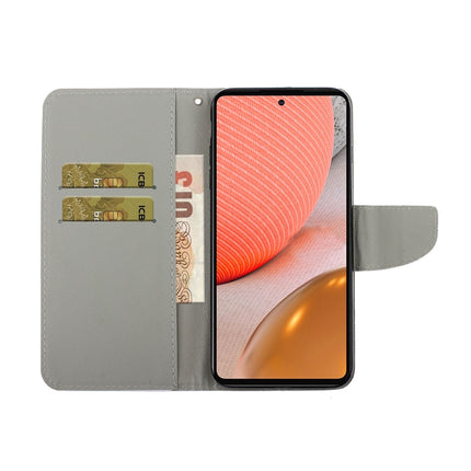 Coloured Drawing Pattern Horizontal Flip PU Leather Case with Holder & Card Slots & Wallet & Lanyard, For Samsung Galaxy A72 5G / 4G, For Samsung Galaxy S21 5G