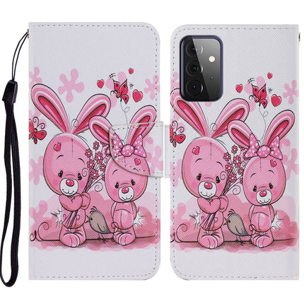 Coloured Drawing Pattern Horizontal Flip PU Leather Case with Holder & Card Slots & Wallet & Lanyard, For Samsung Galaxy A72 5G / 4G, For Samsung Galaxy S21 5G