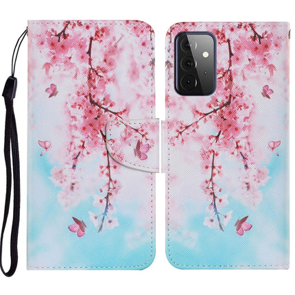 Coloured Drawing Pattern Horizontal Flip PU Leather Case with Holder & Card Slots & Wallet & Lanyard, For Samsung Galaxy A72 5G / 4G, For Samsung Galaxy S21 5G