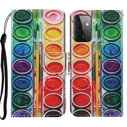 Coloured Drawing Pattern Horizontal Flip PU Leather Case with Holder & Card Slots & Wallet & Lanyard, For Samsung Galaxy A72 5G / 4G, For Samsung Galaxy S21 5G